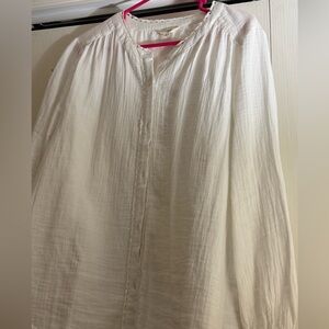 Lucky Brand Ivory Button-Down Top